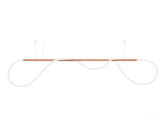 Askılı armatürler HOKASU GhostLight (COPPER/2000mm — 3K/77W/4000mm/360deg)