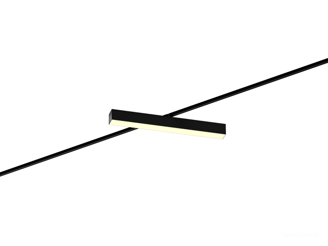 Raylı armatürler 6063 5050 TR4 (RAL9005/500mm/LT70 — 3K/19W)