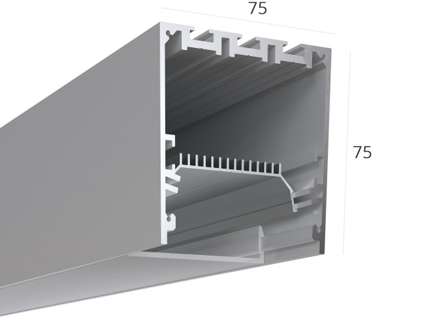 Profil HOKASU S75 Anod LT70 (difuzorlu) — 5000mm