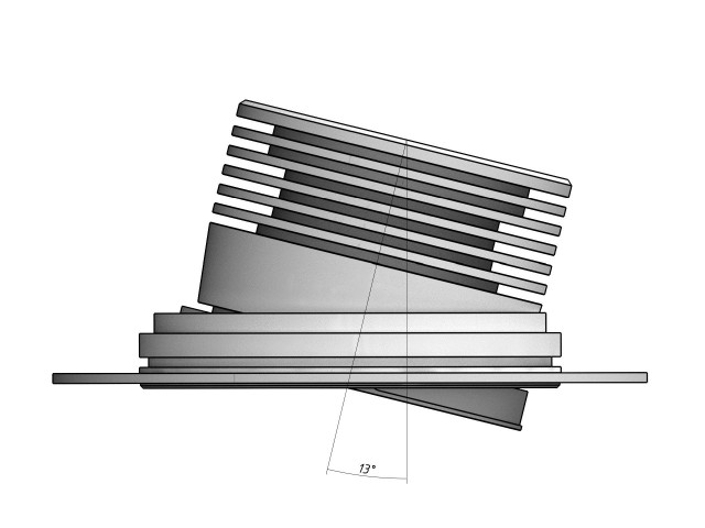 Armatürler HOKASU DOT Spin Edgeless DTW noPS (RAL9005 — 2.2-4K/10W/38deg/CRI97)