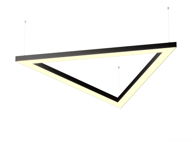 Armatürler HOKASU Delta S50 (RAL9005/3x811/LT70 — 3K/52W)