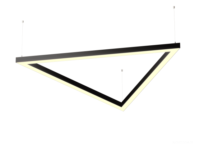 Armatürler HOKASU Delta 35/40 (RAL9005/3x819/LT70 — 3K/55W)