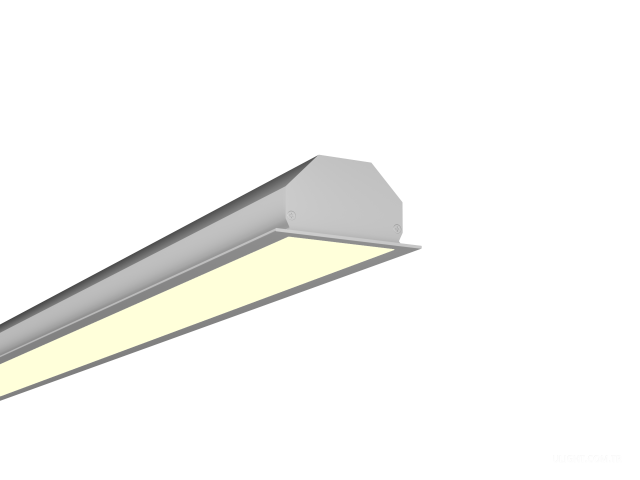 Lineer armatürler LINE4932P Adaptör olmadan (Anod/500mm/LT70 — 3K/17W) | 2023-12-07-14