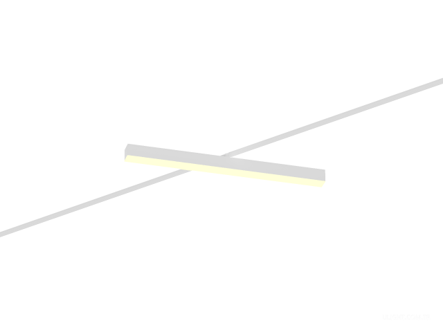 Raylı armatürler HOKASU S50 TR4 (RAL9003/750mm/Prizma — 3K/28W)