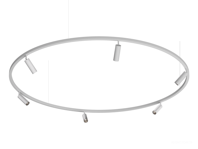 Askılı armatürler HOKASU PL1 (RAL9003/2000mm— 3K/60W/38deg)