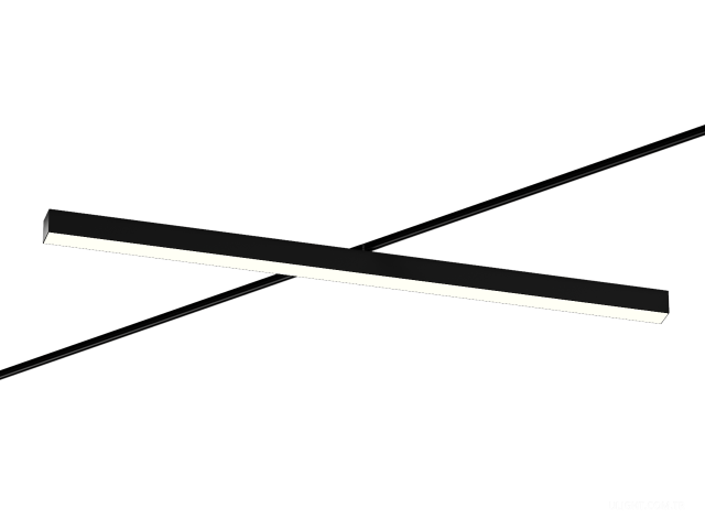 Raylı armatürler HOKASU S50 TR4 (RAL9005/1250mm/LT70 — 4K/48W)