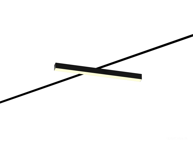 Raylı armatürler 6063 5050 TR2 (RAL9005/750mm/LT70 — 3K/28W)