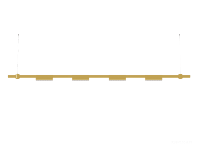 Askılı armatürler HOKASU PL11 (GOLD/2000mm – 190mm/3K/14W/40deg)