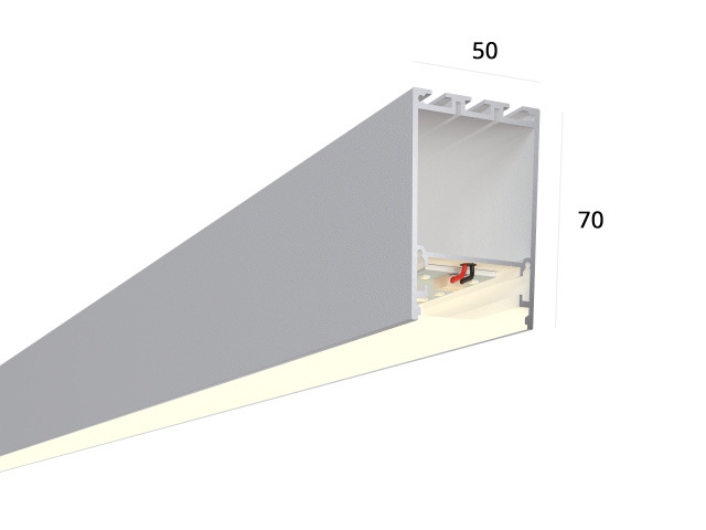 Lineer armatürler LINE 5070 (RAL9003/1500mm/LT70 — 4K/32W)
