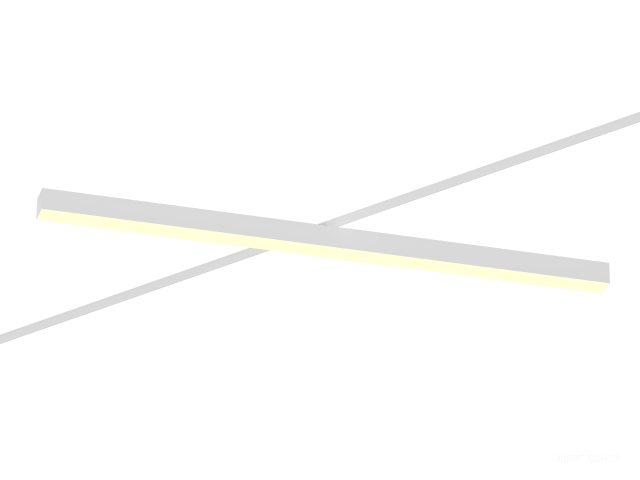 Raylı armatürler HOKASU S50 TR4 (RAL9003/1250mm/LT70 — 3K/48W)