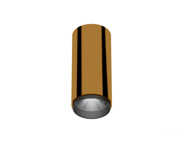 Armatürler HOKASU Tube Zoom (GOLD/D75/160mm — 4K/20W/12-50deg)