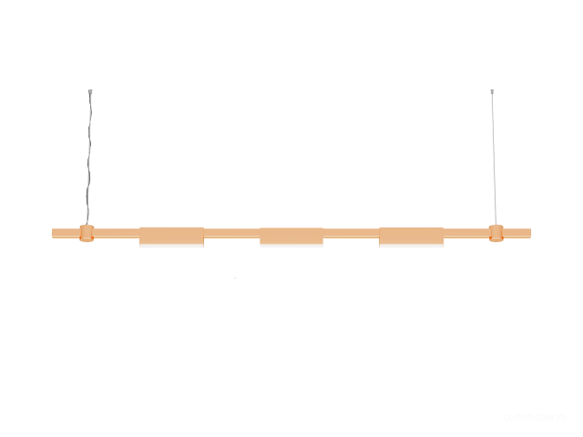 Askılı armatürler HOKASU PL11 (GOLD/1500mm – 200mm/LT70/3K/18W/120deg)