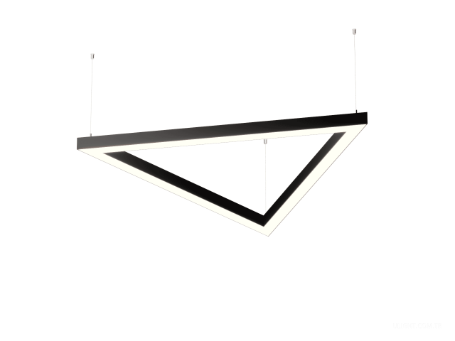 Armatürler HOKASU Delta 35/40 (RAL9005/3x632/LT70 — 4K/42W)