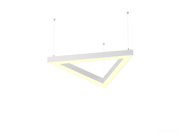 Armatürler HOKASU Delta 35/40 (RAL9003/3x408/LT70 — 3K/28W)