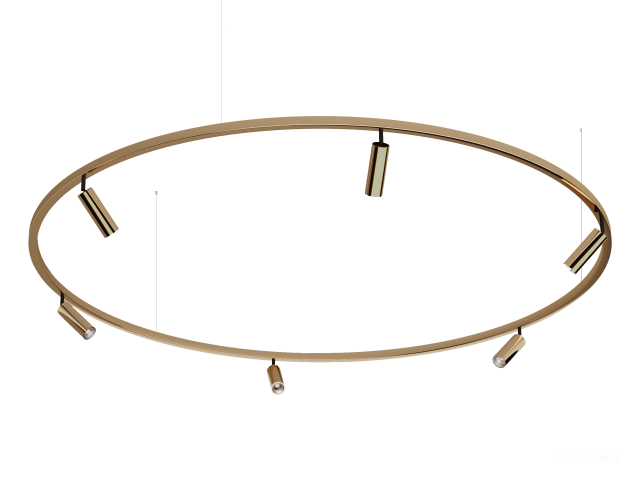 Askılı armatürler HOKASU PL1 (GOLD/2000mm— 3K/60W/38deg)