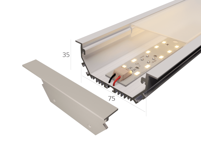 Lineer armatürler HOKASU 75/35 IN | 4fc411f851a5f5e44eb585a9ee64528a