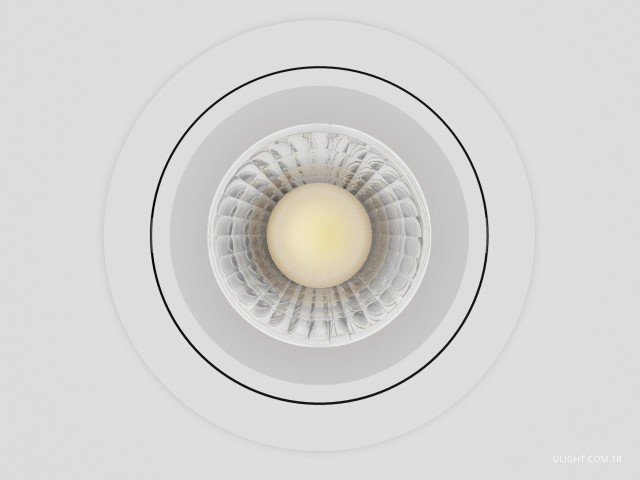 Armatürler HOKASU DOT Spin DTW noPS (RAL9003 — 2.2-4K/10W/60deg/CRI97)