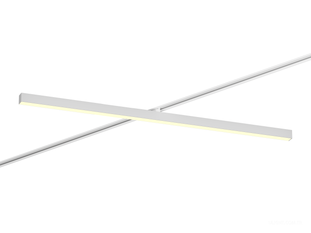 Raylı armatürler HOKASU S50 TR2 (RAL9003/1250mm/Prizma — 3K/48W)