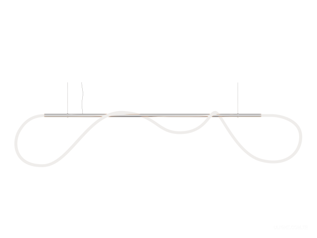 Askılı armatürler HOKASU GhostLight (SILVER/2000mm — 3K/77W/4000mm/360deg)