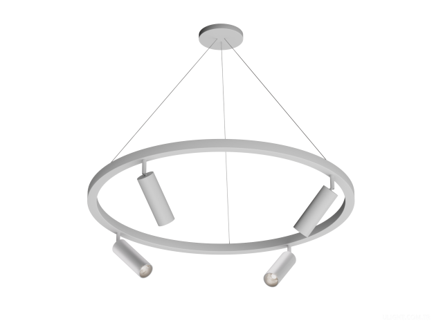 Askılı armatürler HOKASU PL1 (RAL9003/830mm — 3K/40W/38deg)