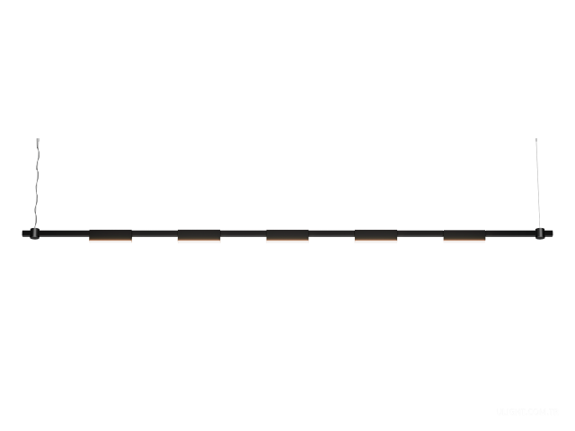 Askılı armatürler HOKASU PL11 (RAL9005/2500mm – 200mm/LT70/3K/30W/120deg)