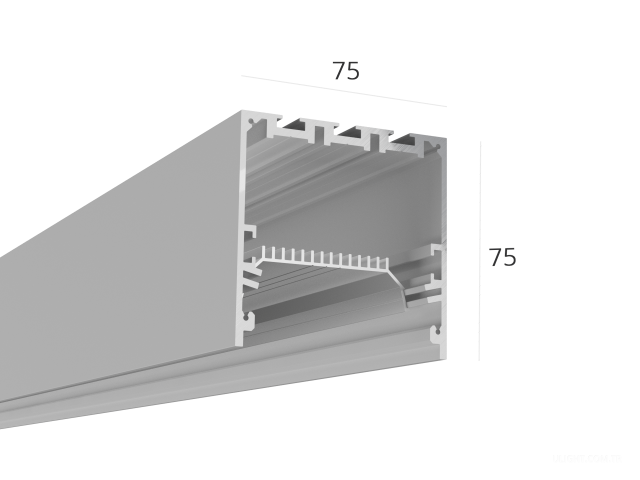 Profil HOKASU S75 ral9003 (difüzörsüz) — 6000mm