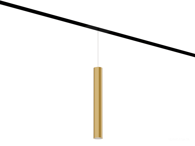 Armatürler HOKASU OneLine Tube Hang (GOLD/D40/320mm/Lens — 4K/7W/24deg)