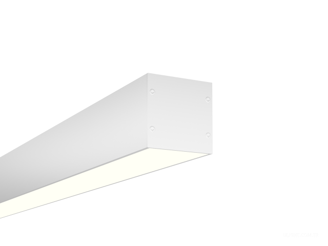 Lineer armatürler HOKASU 50/50 U&D Prom NoPS (RAL9003/500mm/LT70 — 4K/19W) — Adaptör olmadan