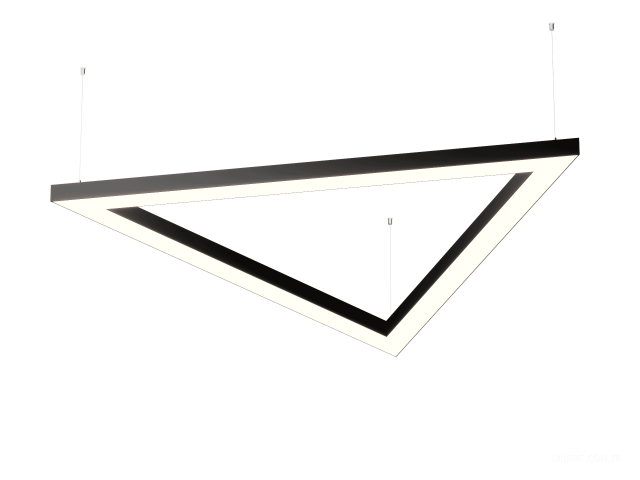 Armatürler HOKASU Delta S50 (RAL9005/3x811/LT70 — 4K/52W)