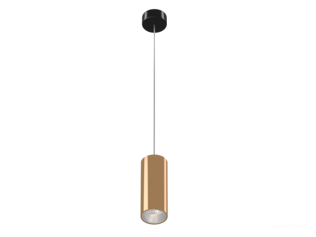 Armatürler HOKASU Tube Hang (GOLD/D40/100mm/Lens — 4K/5W/15deg/CRI98)