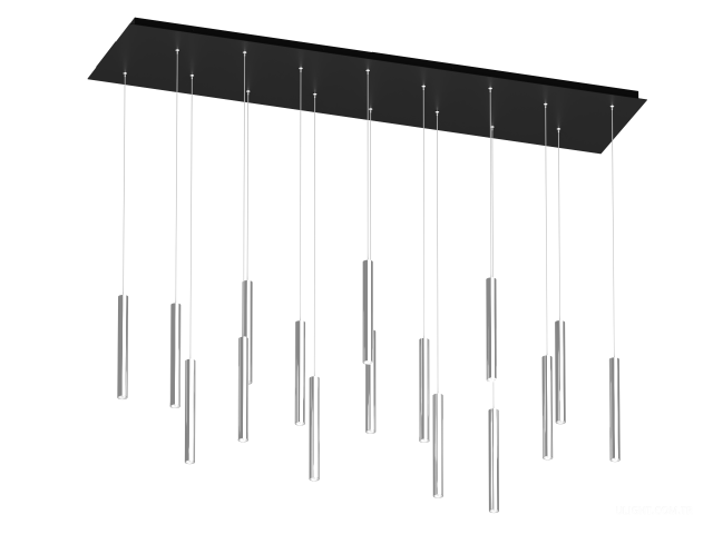 Askılı armatürler HOKASU PL14 (SILVER/D40/320mm — 3K/80W/60deg)