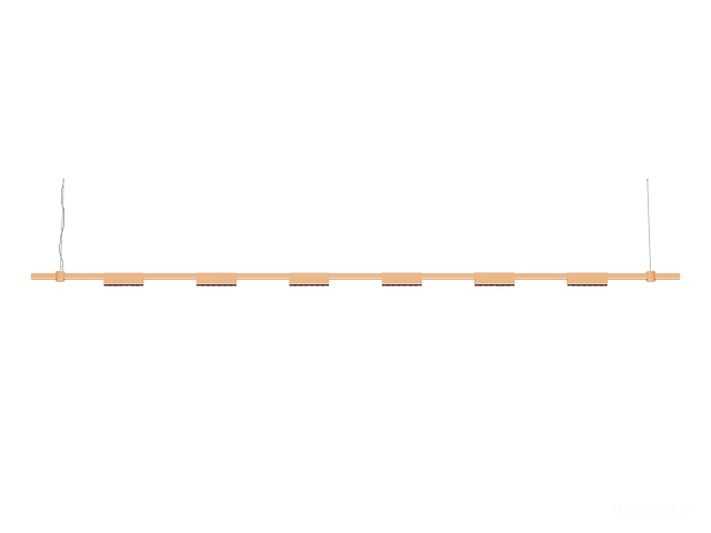 Askılı armatürler HOKASU PL11 (GOLD/3000mm – 190mm/3K/21W/40deg)