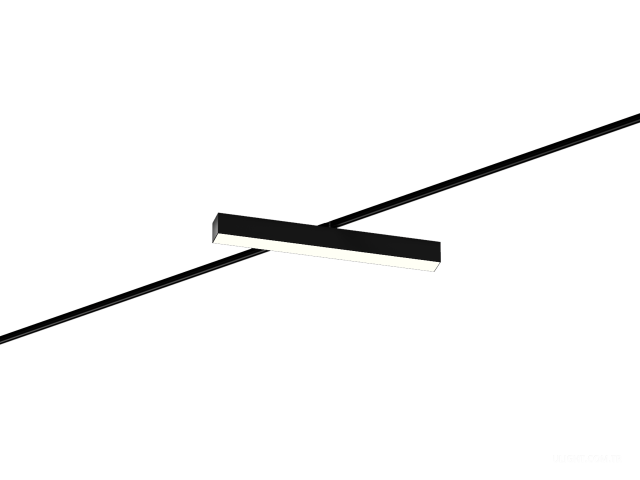 Raylı armatürler 6063 5050 TR4 (RAL9005/500mm/LT70 — 4K/19W)